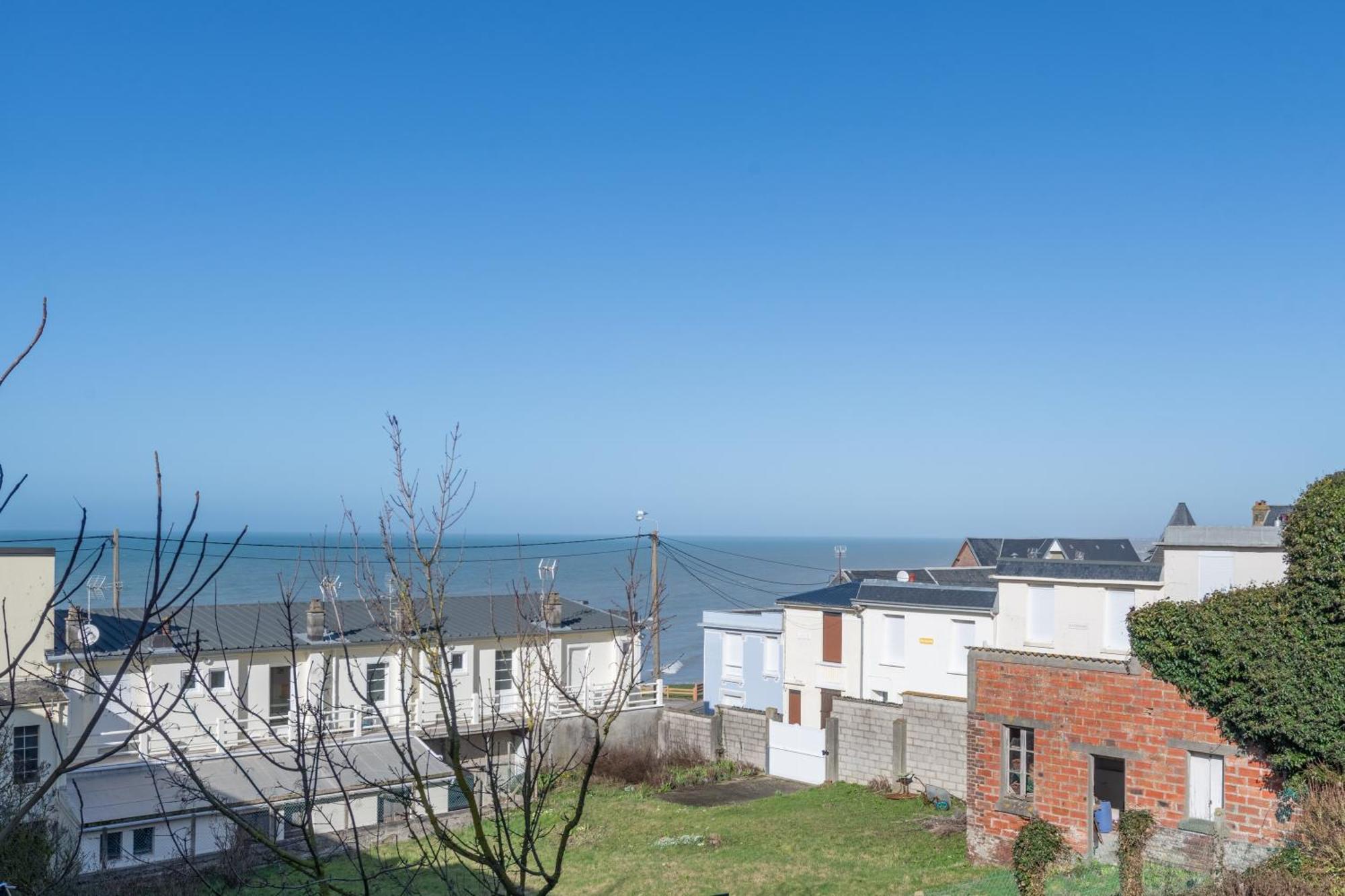 L'Echappee Bleue - Appt Pour 4 Vue Mer Ault Buitenkant foto