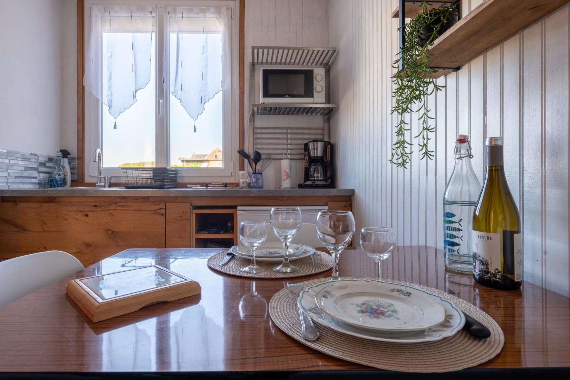 L'Echappee Bleue - Appt Pour 4 Vue Mer Ault Buitenkant foto